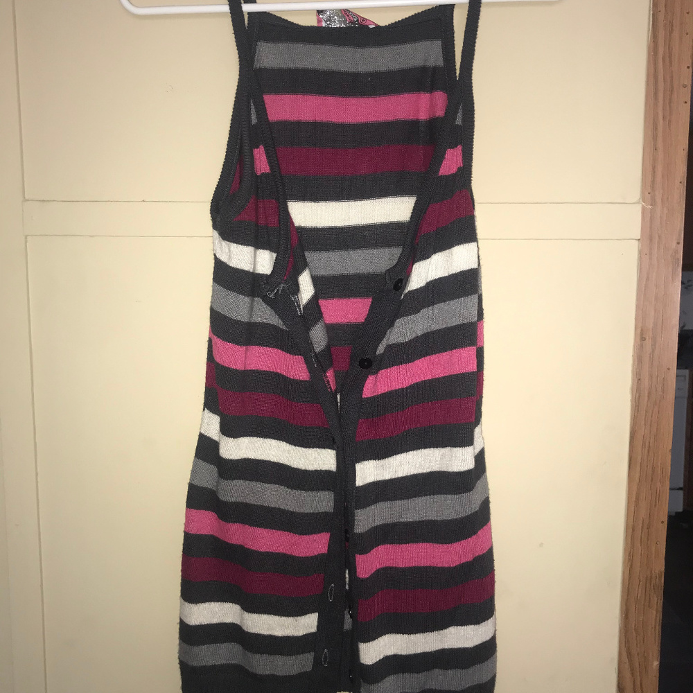 Spaghetti Strap Sleeveless Cardigan